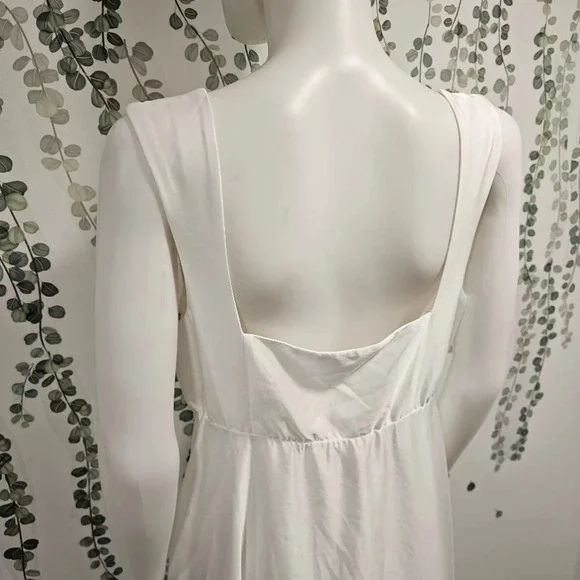 Show Me Your Mumu Women's Madi Gown Ivory Luxe Satin Size L - Picture 8 of 11